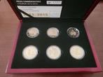 Luxemburg. 2 Euro 2013/2015 (6 coins) Proof (Zonder