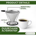My Green Deal – RVS Koffiefilter –Koffie Dripper, Verzenden, Nieuw