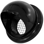 Bolrooster ZWART Ø 150mm met grofmazig gaas - hoge doorlaat, Verzenden, Nieuw