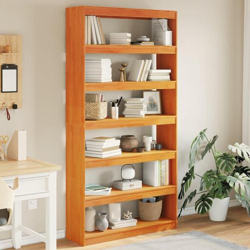 vidaXL Boekenkast / kamerscherm 100x30x199,5 cm massief, Huis en Inrichting, Kasten | Boekenkasten, Nieuw, Grenenhout, Verzenden
