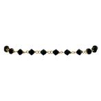 Gouden armband met onyx 18.5 cm 14 krt, Ophalen of Verzenden, Nieuw