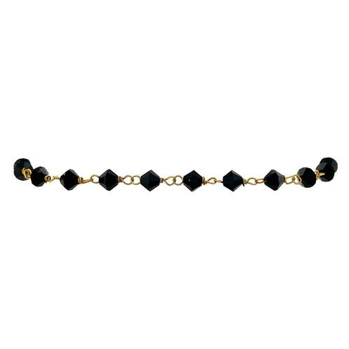 Gouden armband met onyx 18.5 cm 14 krt, Sieraden, Tassen en Uiterlijk, Armbanden, Nieuw, Ophalen of Verzenden