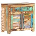 vidaXL Dressoir 70x35x65 cm massief gerecycled hout, Huis en Inrichting, Verzenden, Nieuw, 50 tot 100 cm, 25 tot 50 cm