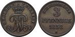 Fuer Birkenfeld, Cu-3 Pfennig 1 1858 B Oldenburg Nicolaus..., Verzenden