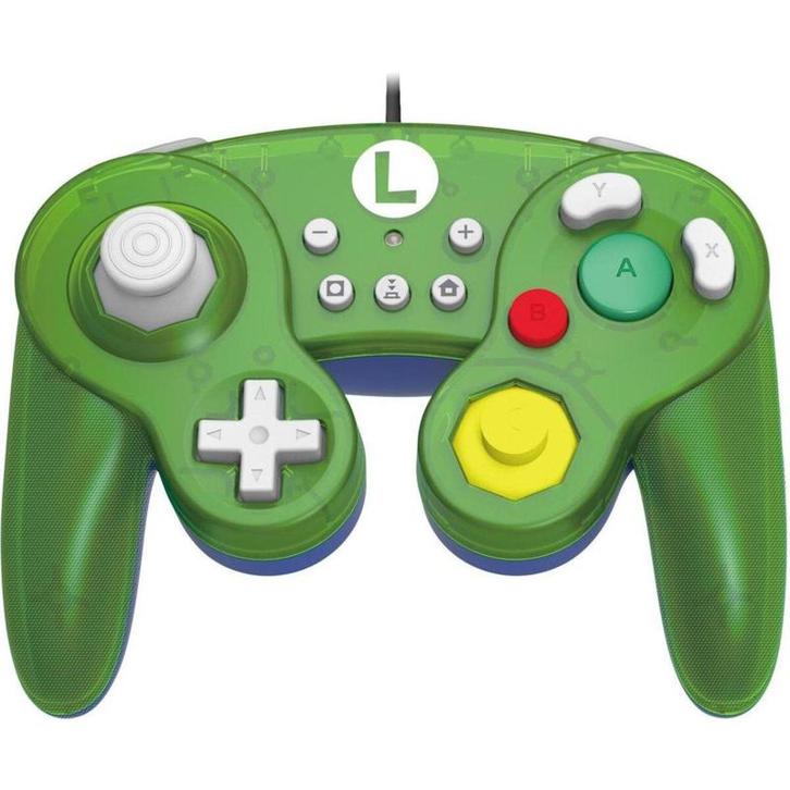 Hori Super Smash Bros Controller Luigi Edition, Spelcomputers en Games, Spelcomputers | Nintendo Wii, Zo goed als nieuw, Ophalen of Verzenden