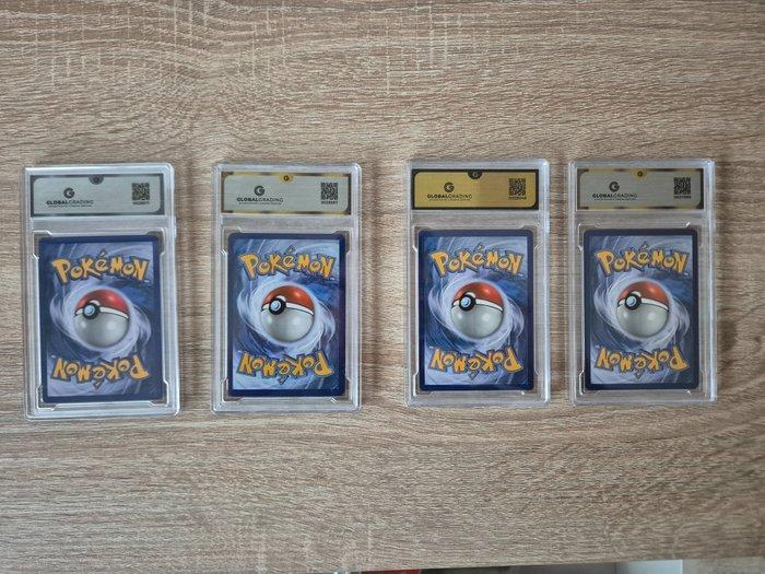Pokémon - 4 Graded card - Abra, Lapras, Charizard, Meditite, Hobby en Vrije tijd, Verzamelkaartspellen | Pokémon