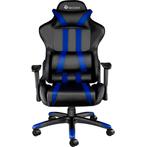 Premium racing bureaustoel - zwart/blauw, Huis en Inrichting, Bureaus, Nieuw, Verzenden