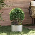 vidaXL Tuinplantbakken 5 pcs Zilver 30 x 30 x 20 cm, Tuin en Terras, Minder dan 30 cm, Verzenden, Minder dan 60 cm, Nieuw