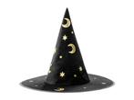 Zwart Gouden Halloween Heksenhoed, Hobby en Vrije tijd, Feestartikelen, Verzenden, Nieuw