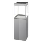 Osaka Glossy ST Grey 50cm Cube met meubel inclusief Day en N, Dieren en Toebehoren, Vissen | Aquaria en Toebehoren, Ophalen of Verzenden