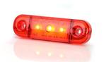 LED Toplamp Rood 12-24v 3led's, Ophalen of Verzenden, Nieuw