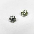 2 pcs Diamant (Natuurlijk gekleurd) - 1.48 ct - Rond - Fancy, Sieraden, Tassen en Uiterlijk, Edelstenen, Nieuw