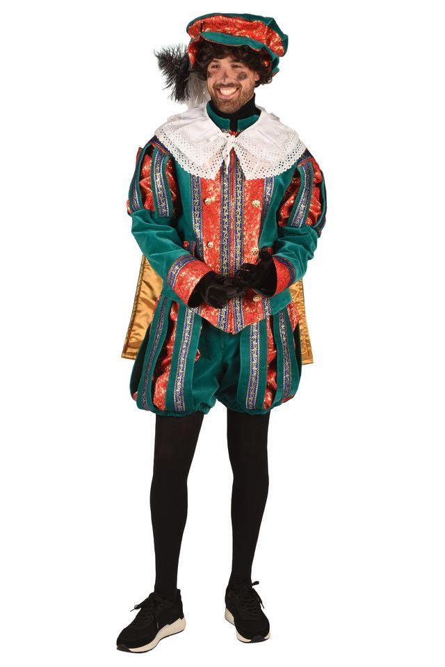 Piet Supreme Zaragossa Turquoise Rood - M, Diversen, Sinterklaas, Verzenden