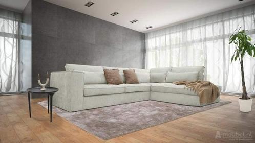 Hoekbank Blaricum - hoekbanken - Creme, Huis en Inrichting, Banken | Sofa's en Chaises Longues, Nieuw, Stof