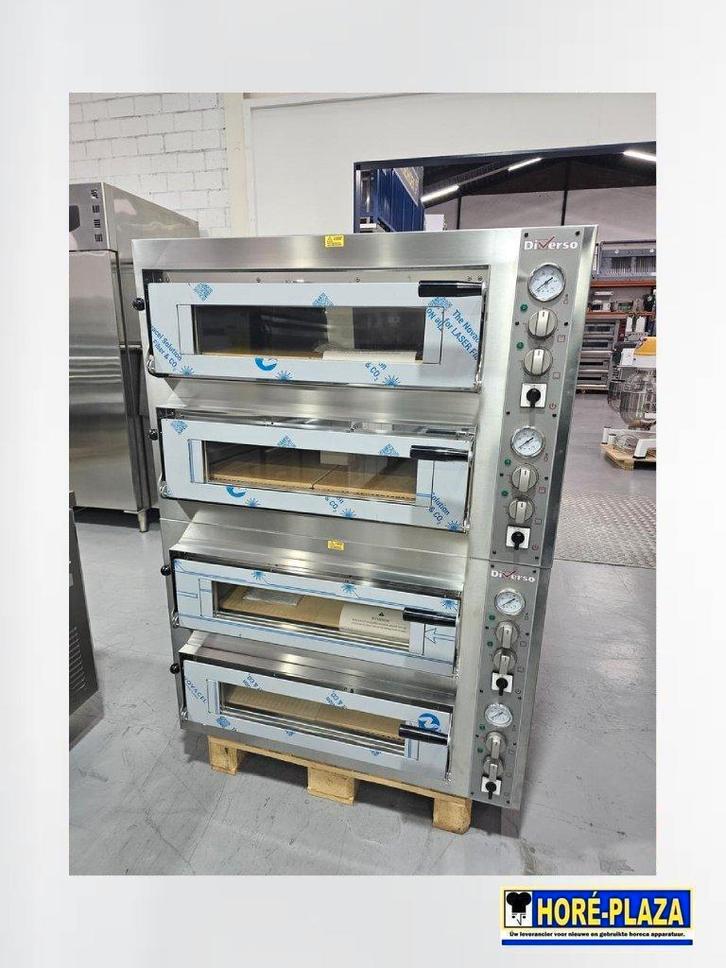 Opstabelbare Pizzaovens Diamond | 4-DECK | 20 Pizza’sTotaal, Zakelijke goederen, Horeca | Keukenapparatuur, Nieuw zonder verpakking