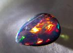 Zwart en regenboogopaal 3,60 ct. Cabochon- 0.74 g - (1), Verzamelen