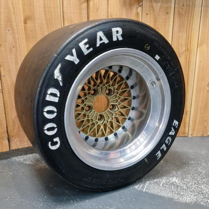Goodyear Eagle, 24u van Le Mans, Retro Jaren 80 Band, Slick,, Auto diversen, Raceauto's