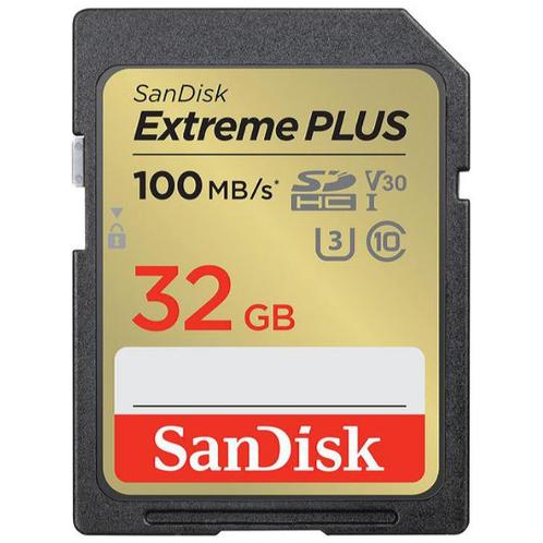 SanDisk Extreme Plus 32GB SDHC Memory Card 60MB, Audio, Tv en Foto, Fotografie | Geheugenkaarten, Overige typen, Nieuw, Ophalen of Verzenden