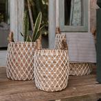 Wasmand | Plantenmand | Opbergmand KUBU gemaakt van bananenv, Verzenden, Nieuw