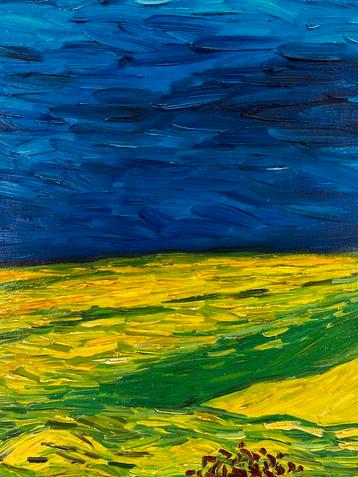 Korenveld bij onweer naar Vincent van Gogh beschikbaar voor biedingen
