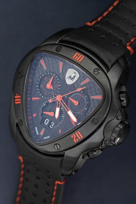Tonino Lamborghini - Black Spyder Chronograph - T9SA - Heren, Sieraden, Tassen en Uiterlijk, Horloges | Heren