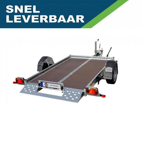Motortrailer  Stema WOM XT 1500 Kg geremd 251x153, Auto diversen, Aanhangers en Bagagewagens, Ophalen of Verzenden