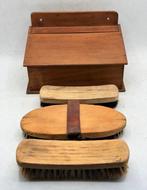 Doos - Victoriano - Hout - Paardenpoetsborstels