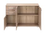 Dressoir Alba MDF-Eiken 107x75x35cm (Meubelen, Interieur), Huis en Inrichting, Verzenden, Nieuw