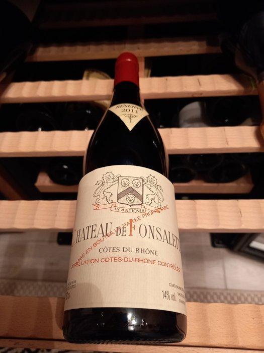 2011 E. Reynaud, Château de Fonsalette - Côtes-du-rhône - 1, Verzamelen, Wijnen
