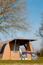 Karsten Tunneltent 2800 Beige/Blauw (2022), Caravans en Kamperen, Tenten, Ophalen of Verzenden, Gebruikt, Tot en met 4