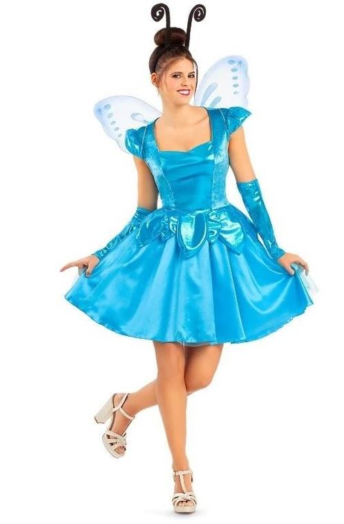 Blauw Feeën Kostuum Vlinder, Kleding | Dames, Carnavalskleding en Feestkleding, Nieuw, Ophalen of Verzenden