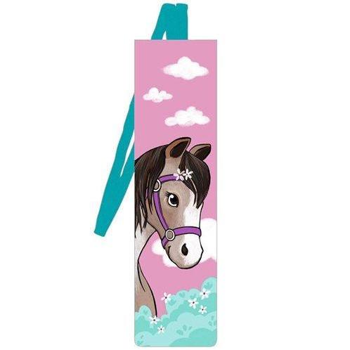 Boekenlegger met elastiek - Paarden NIEUW, Verzamelen, Boekenleggers, Nieuw, Ophalen of Verzenden