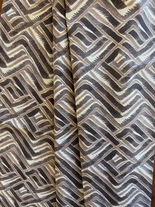 Elegante stof abstracte PopArt collectie in bruine kleur -, Antiek en Kunst, Kunst | Designobjecten
