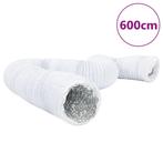 vidaXL Ventilatieslang Ø10 cm 6 m aluminium en PVC, Verzenden, Nieuw