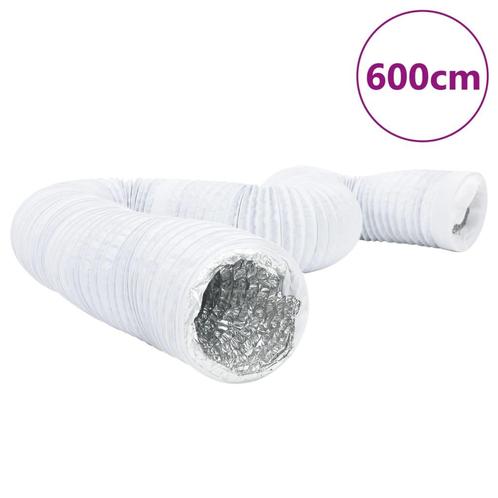 vidaXL Ventilatieslang Ø10 cm 6 m aluminium en PVC, Doe-het-zelf en Verbouw, Ventilatie en Afzuiging, Nieuw, Verzenden