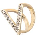 Fako Bijoux® - Sjaalklem - V-Model Strass - 26x27x22mm -, Sieraden, Tassen en Uiterlijk, Broches, Verzenden, Nieuw