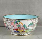 Kom - emaille-brons - Turkoois gekleurde theekop