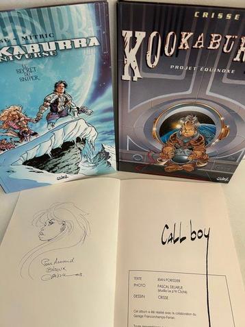 Kookaburra / Call boy - 2x C + B + dédicace - 3 Album -