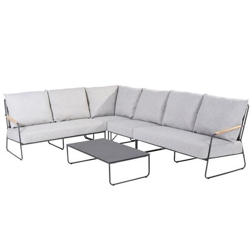 Balade hoek loungeset 5 delig antraciet 4 Seasons Outdoor, Tuin en Terras, Tuinsets en Loungesets, Nieuw, Ophalen of Verzenden
