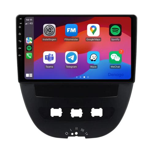 Citroen C1 Autoradio | 2005 t/m 2013 | Android 13 & CarPlay, Auto diversen, Autoradio's, Nieuw, Ophalen of Verzenden