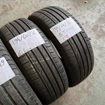 2 x Bridgestone Turanza T001 195-60-16 Zomerbanden 6,5mm beschikbaar voor biedingen