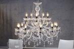 Design kroonluchter CRYSTAL XL 80cm helder acryl 15-armige, Huis en Inrichting, Lampen | Hanglampen, Ophalen of Verzenden, Nieuw