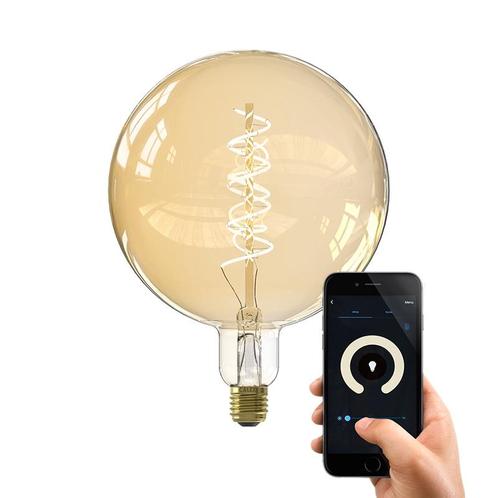 Dimbare Calex E27 smart bollamp G200, 5W, 1800K, Huis en Inrichting, Lampen | Losse lampen, Led-lamp, Nieuw, Minder dan 30 watt