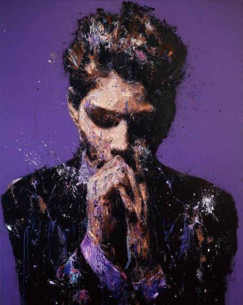 Anne Dias (1985) - (Stretched Frame) Veil In Paint, Antiek en Kunst, Kunst | Schilderijen | Modern