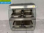 RVS Luxe warmhoudvitrine 4 x ½ GN 63 cm 230V Horeca, Ophalen of Verzenden, Nieuw in verpakking