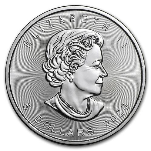 Canadian Maple Leaf 1 oz 2020 (slechts 22.5% boven spot), Postzegels en Munten, Munten | Amerika, Noord-Amerika, Losse munt, Zilver
