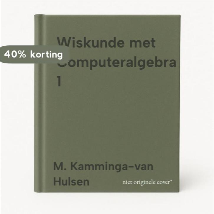 Wiskunde met Computeralgebra 1 9789011043831, Boeken, Schoolboeken, Gelezen, Verzenden