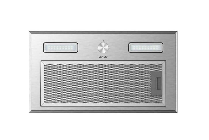 CENDO | Onderbouw Afzuigkap | 60 cm | RVS | KR31IPDR, Witgoed en Apparatuur, Afzuigkappen, Inbouw, 400 tot 600 m³ per uur, Motor