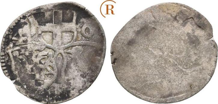 Einseitiger Pfennig 1540 Fulda Bistum: Johann Iii von Hen..., Postzegels en Munten, Munten | Europa | Niet-Euromunten, Verzenden