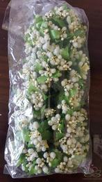 Besjes blad meeldraden Frosted Roomwit bundel 10 stuks, Hobby en Vrije tijd, Knutselen, Ophalen of Verzenden, Nieuw